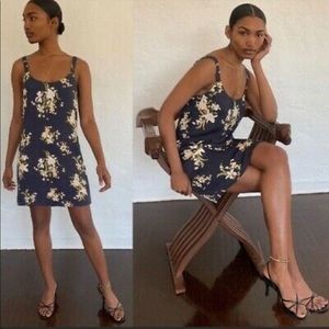 Reformation Puglia Floral Dress